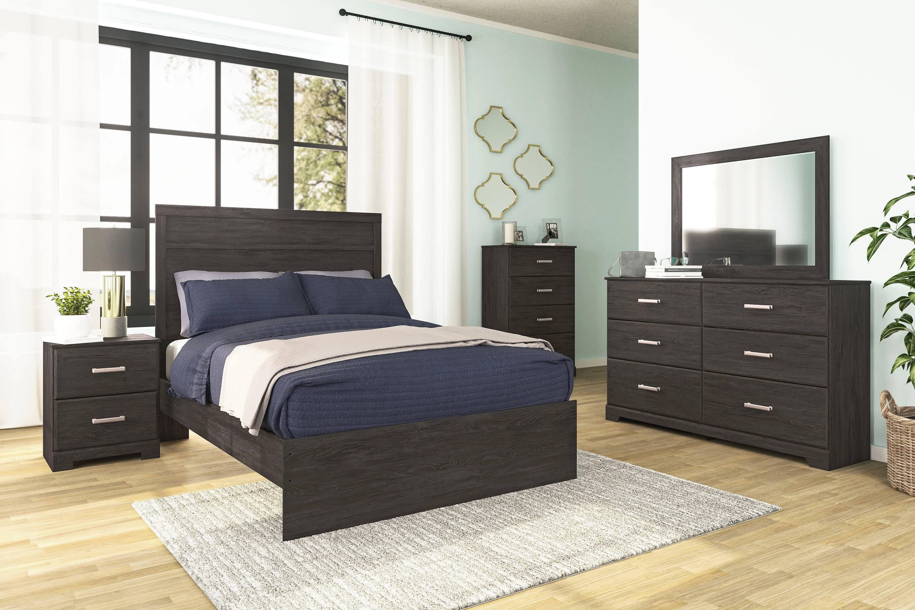 Belachime - Panel Bed - Image 3