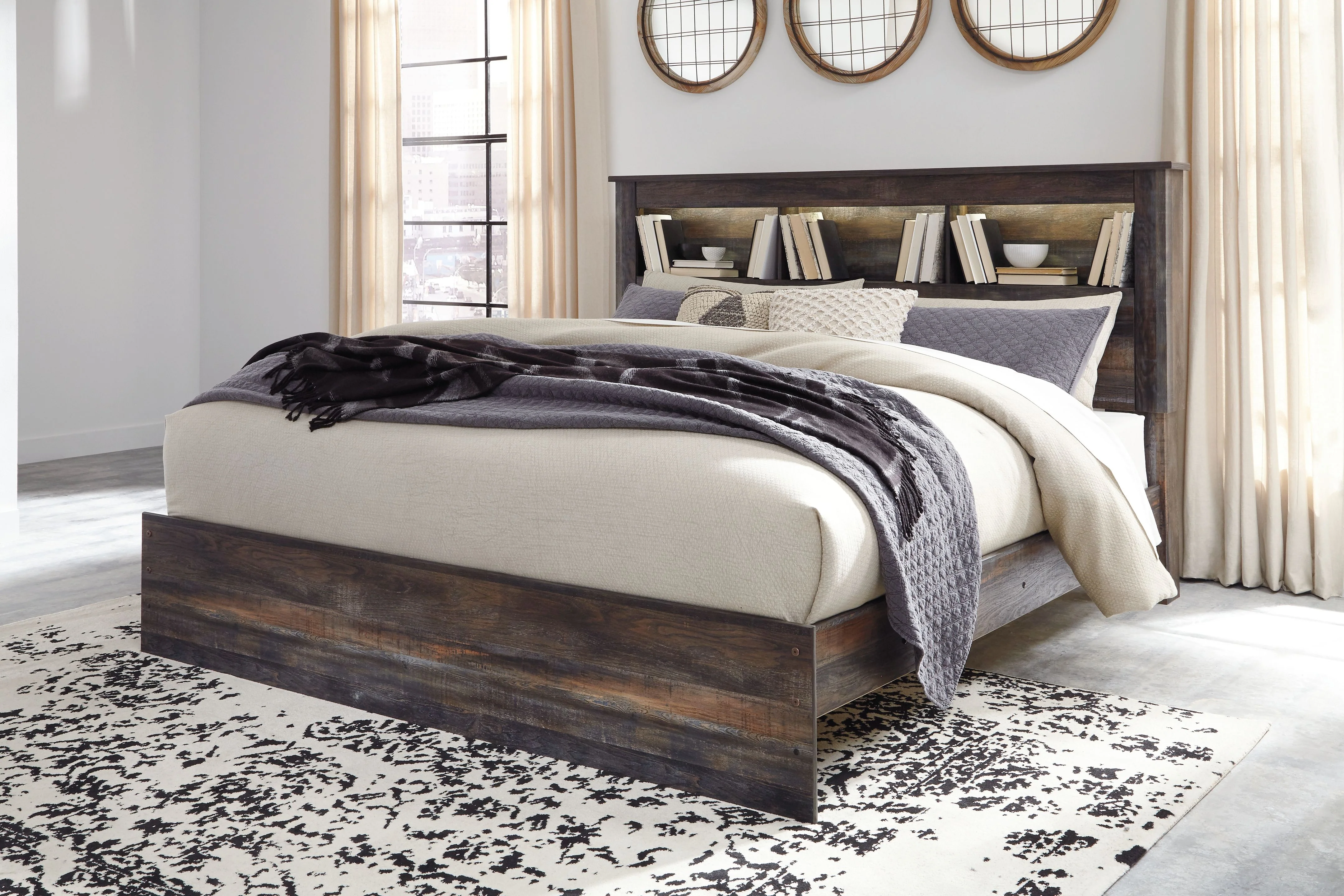 Drystan - Panel Bookcase Bed - Image 10