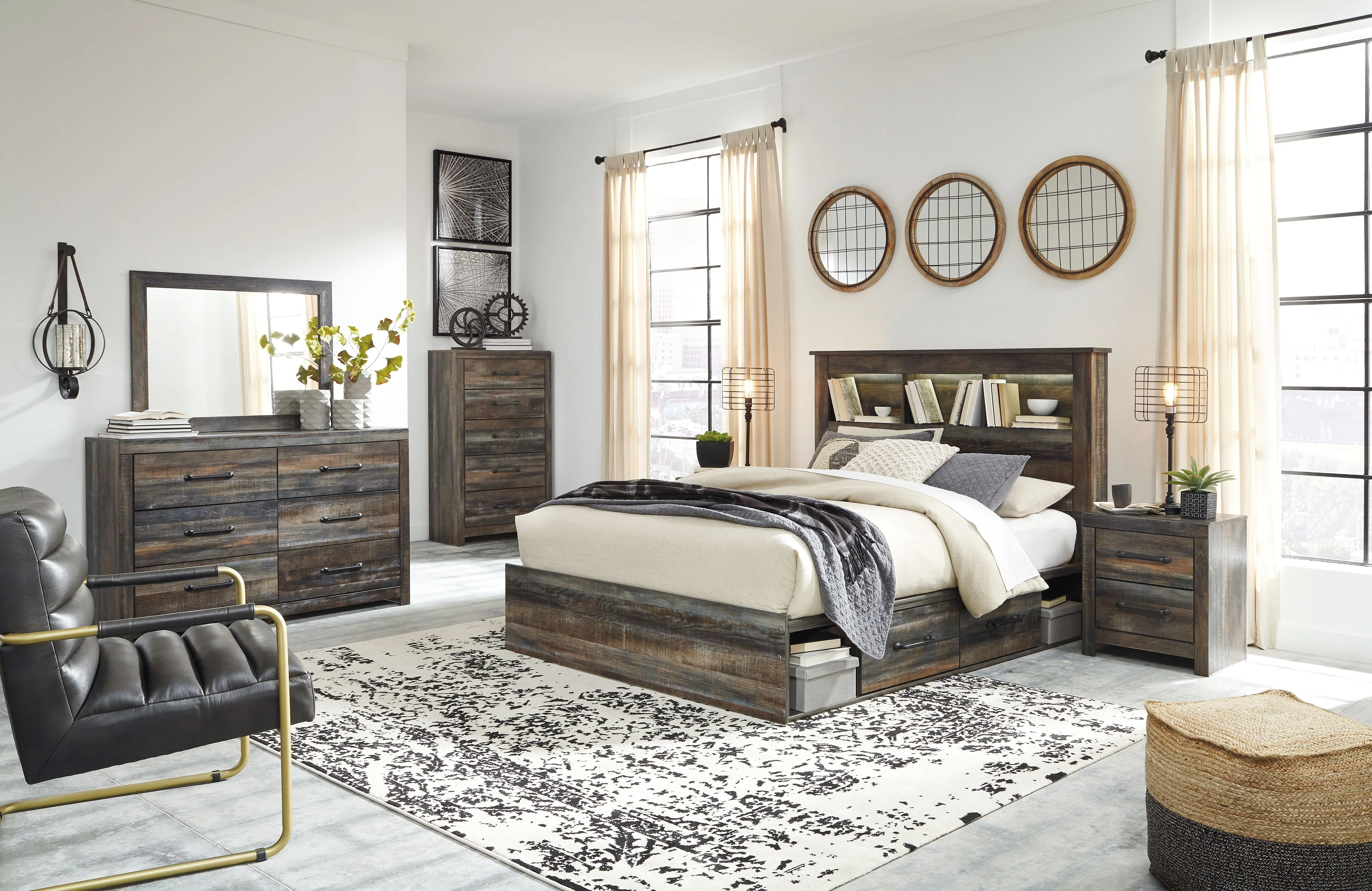 Drystan - Panel Bookcase Bed - Image 13