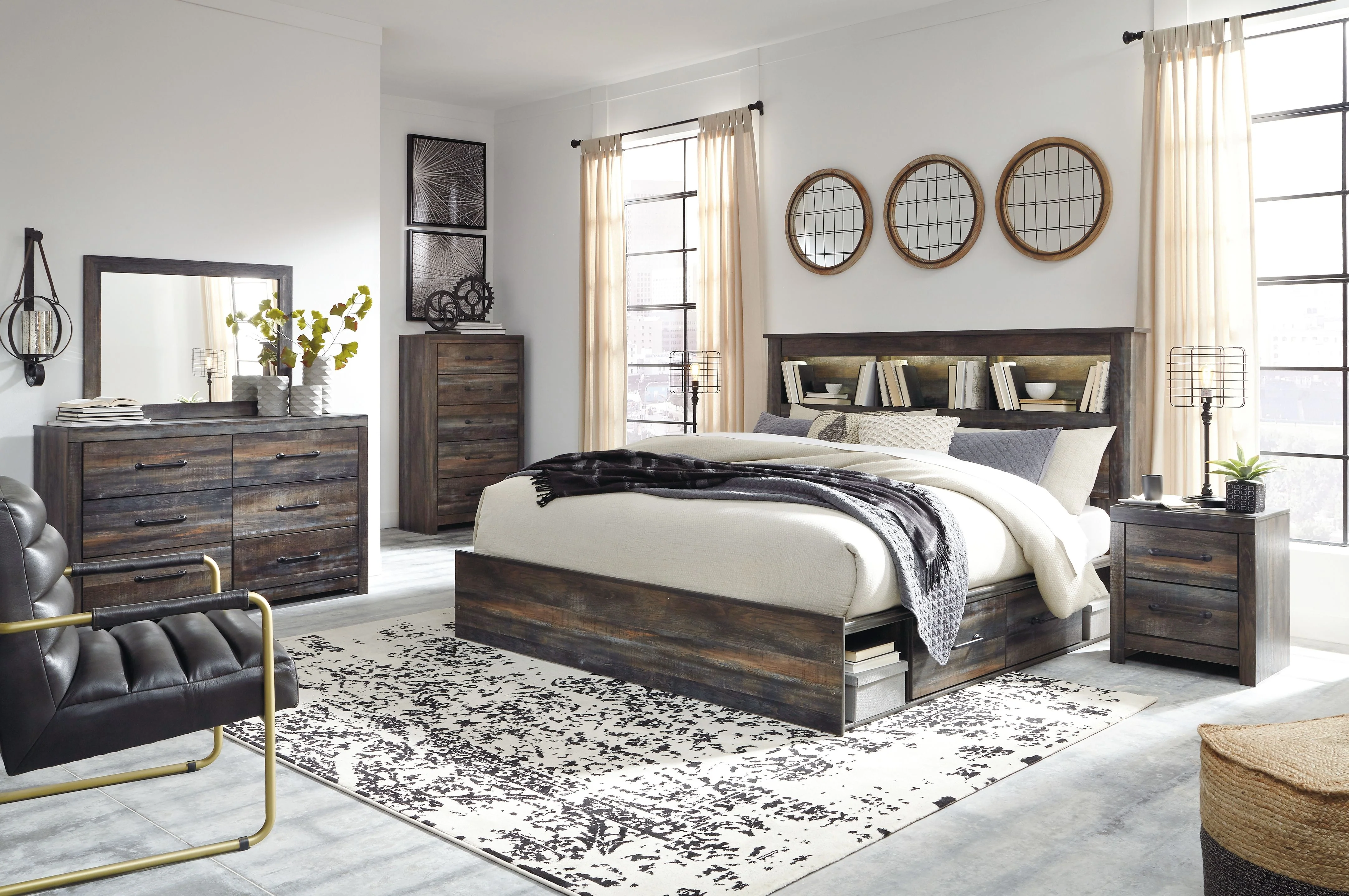 Drystan - Panel Bookcase Bed - Image 28