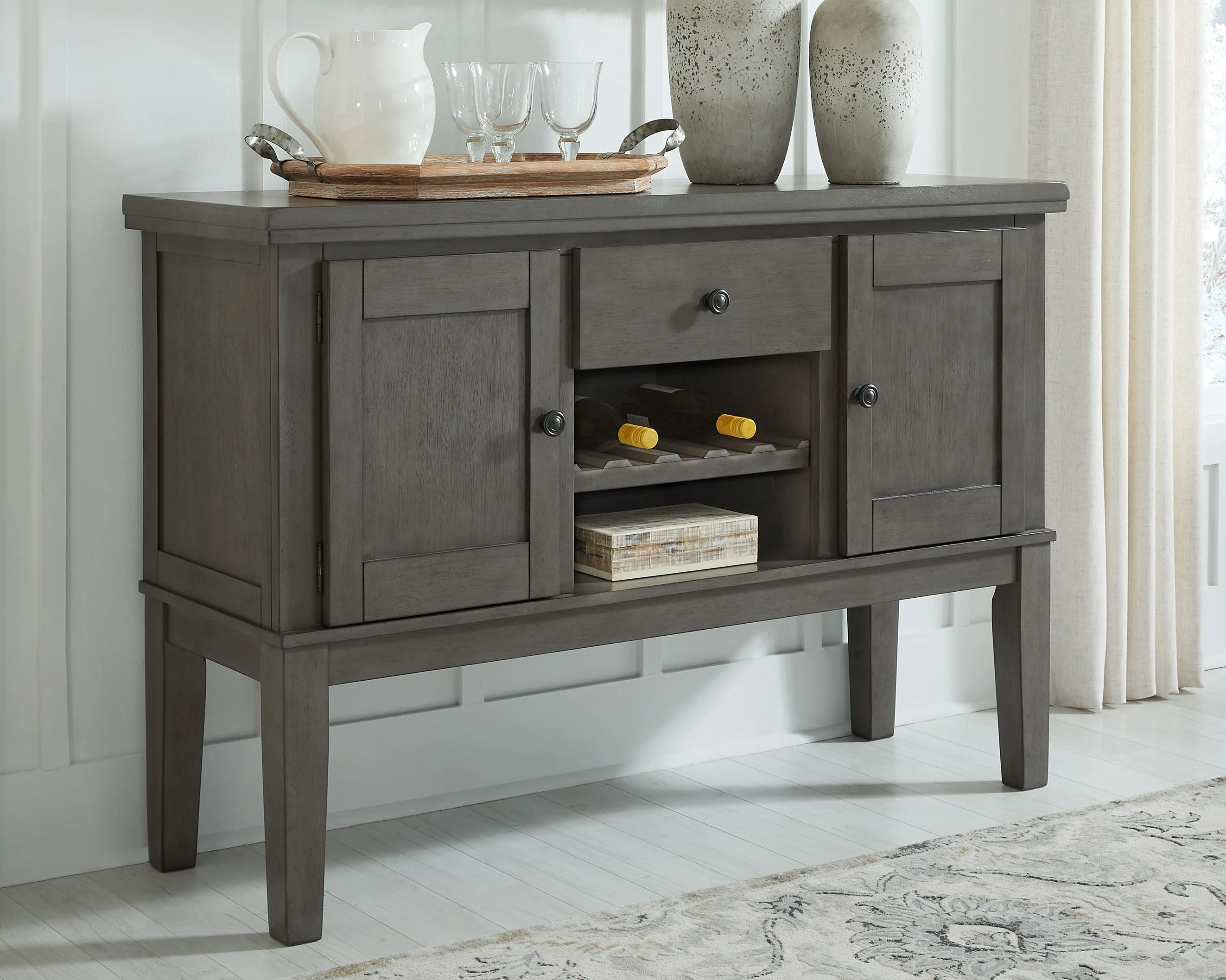 Hallanden - Dining Room Server - Gray - Image 4