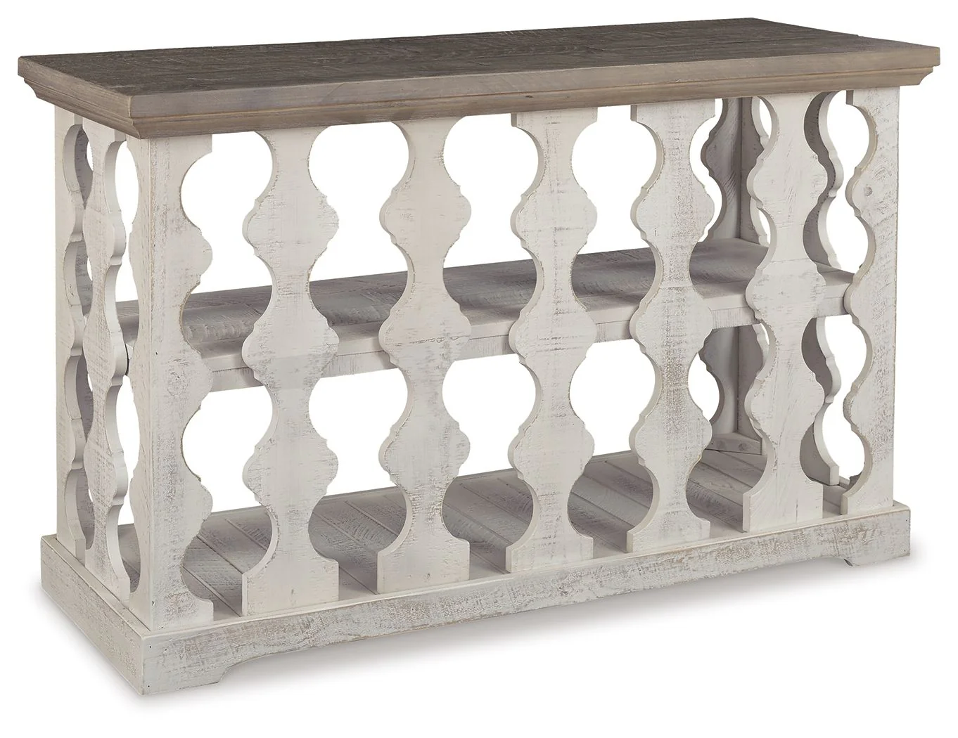 Havalance - Console Sofa Table - Gray / White - Image 3