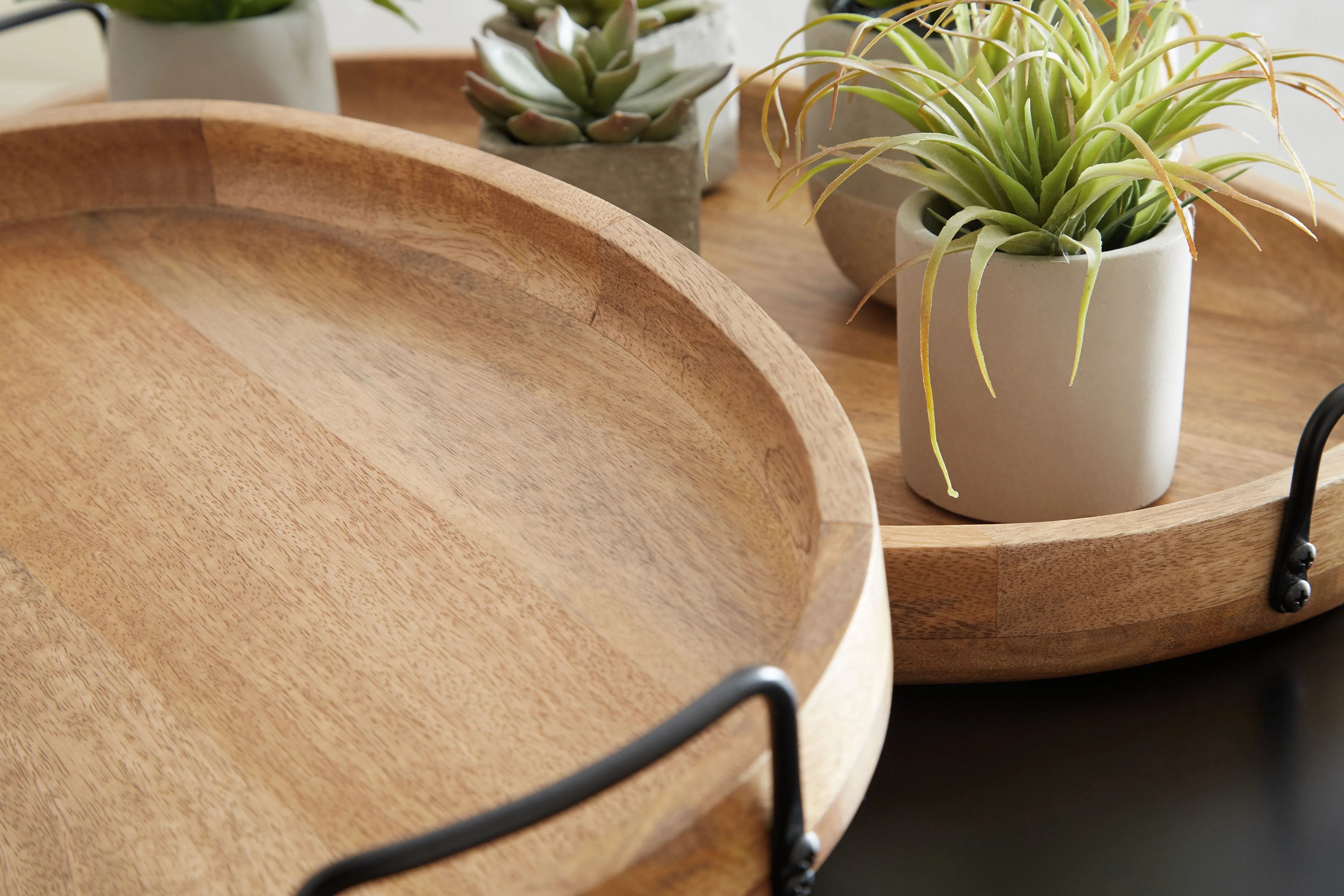 Jocelyne - Brown/Black - Tray Set - Image 4