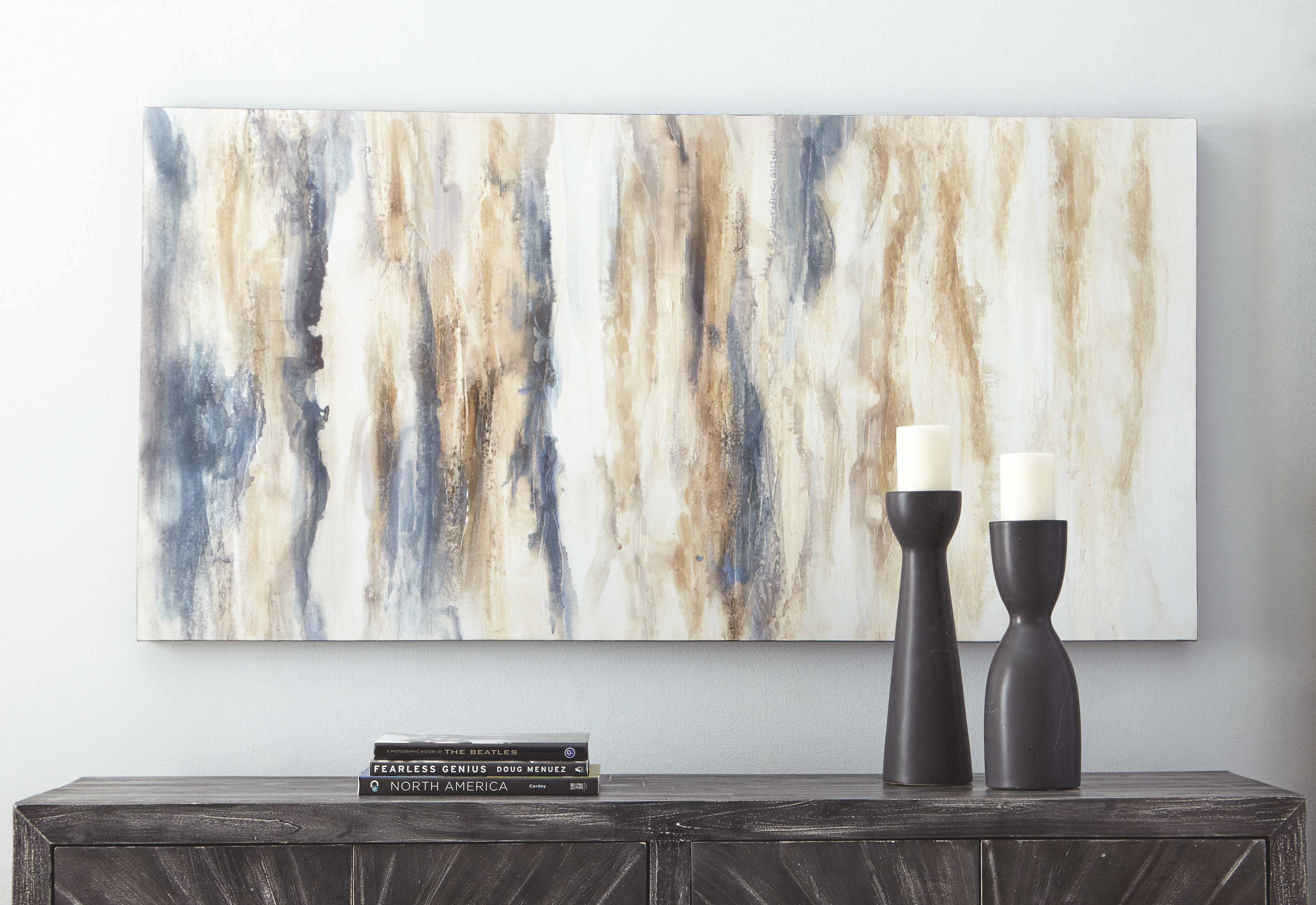 Joely - Wall Art - Blue / Tan - Image 3