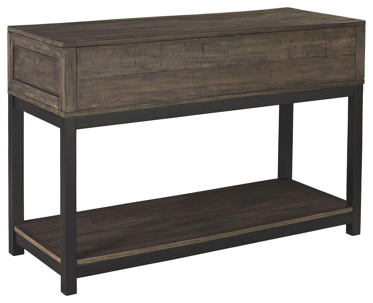Johurst - Sofa Table - Grayish Brown - Image 4