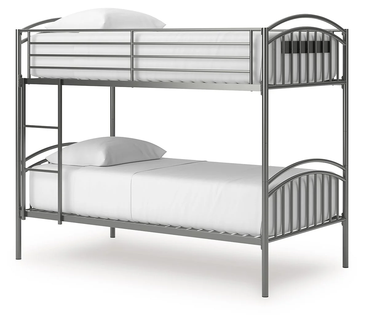 Lanceburg - Twin/Twin Bunk Bed With Ladder - Gray - Image 3