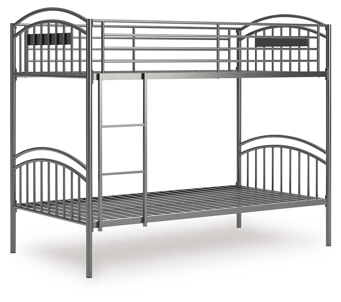 Lanceburg - Twin/Twin Bunk Bed With Ladder - Gray - Image 4