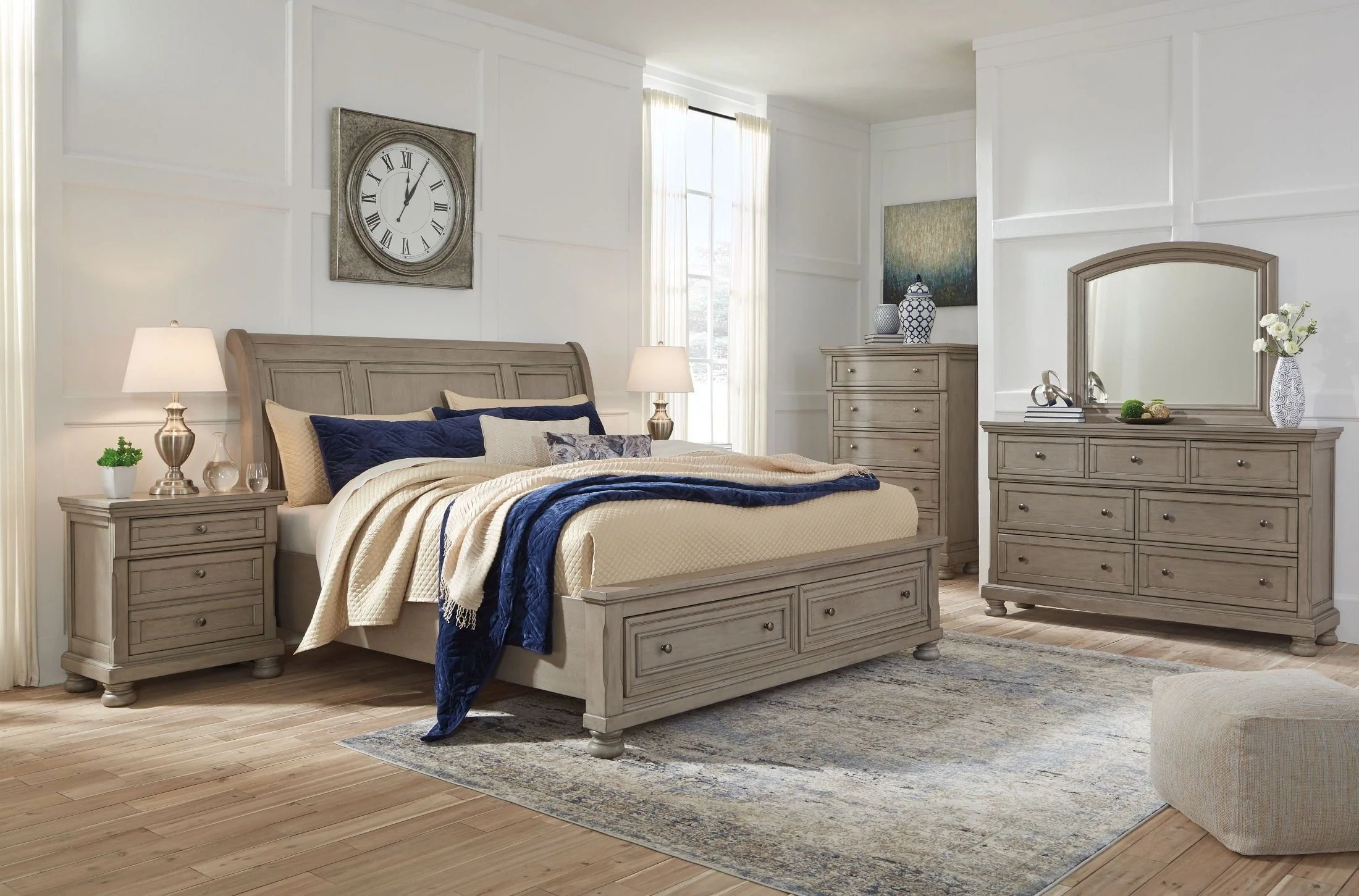 Lettner - Sleigh Bed - Image 9