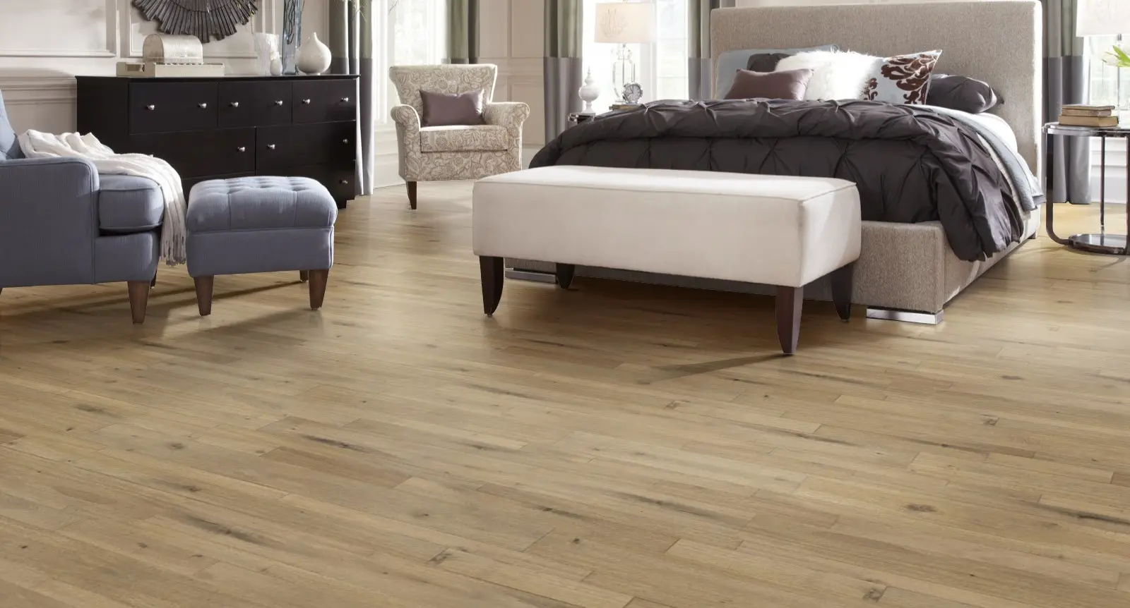 Mannington - Bengal Bay Random - Sand Engineered Hardwood Flooring - Image 4