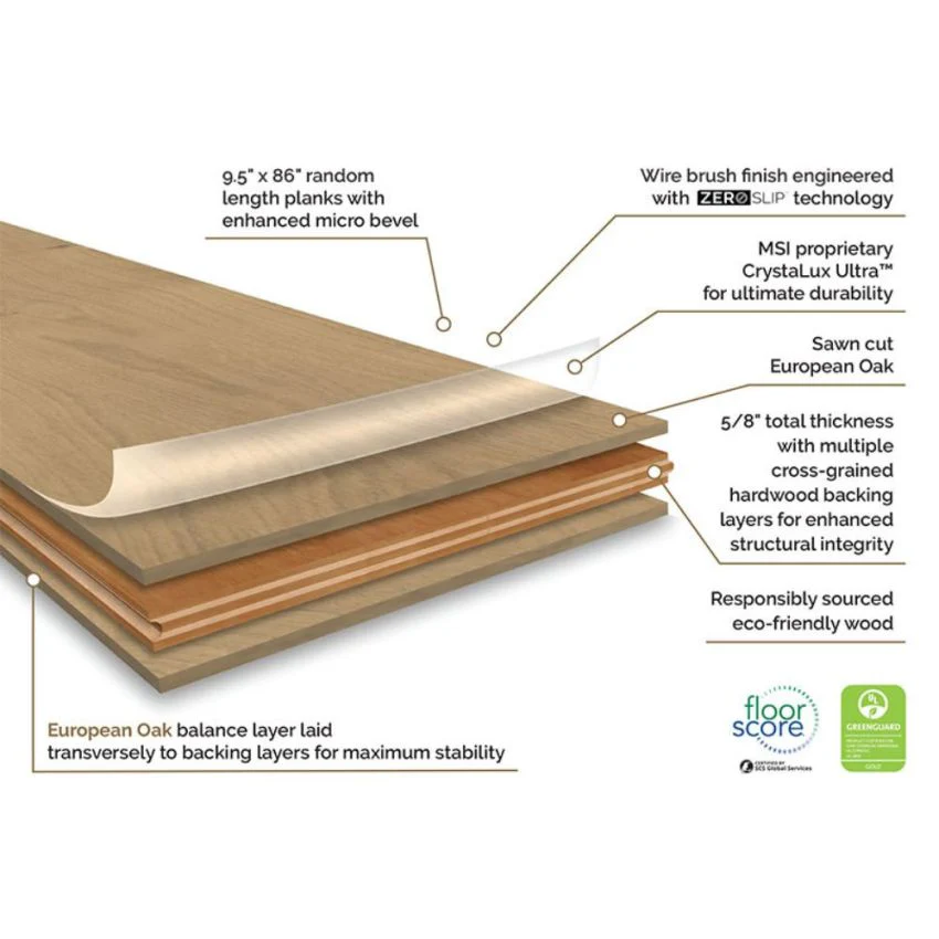 MSI - McCarran - Bramlett - Engineered Hardwood Flooring - Image 7