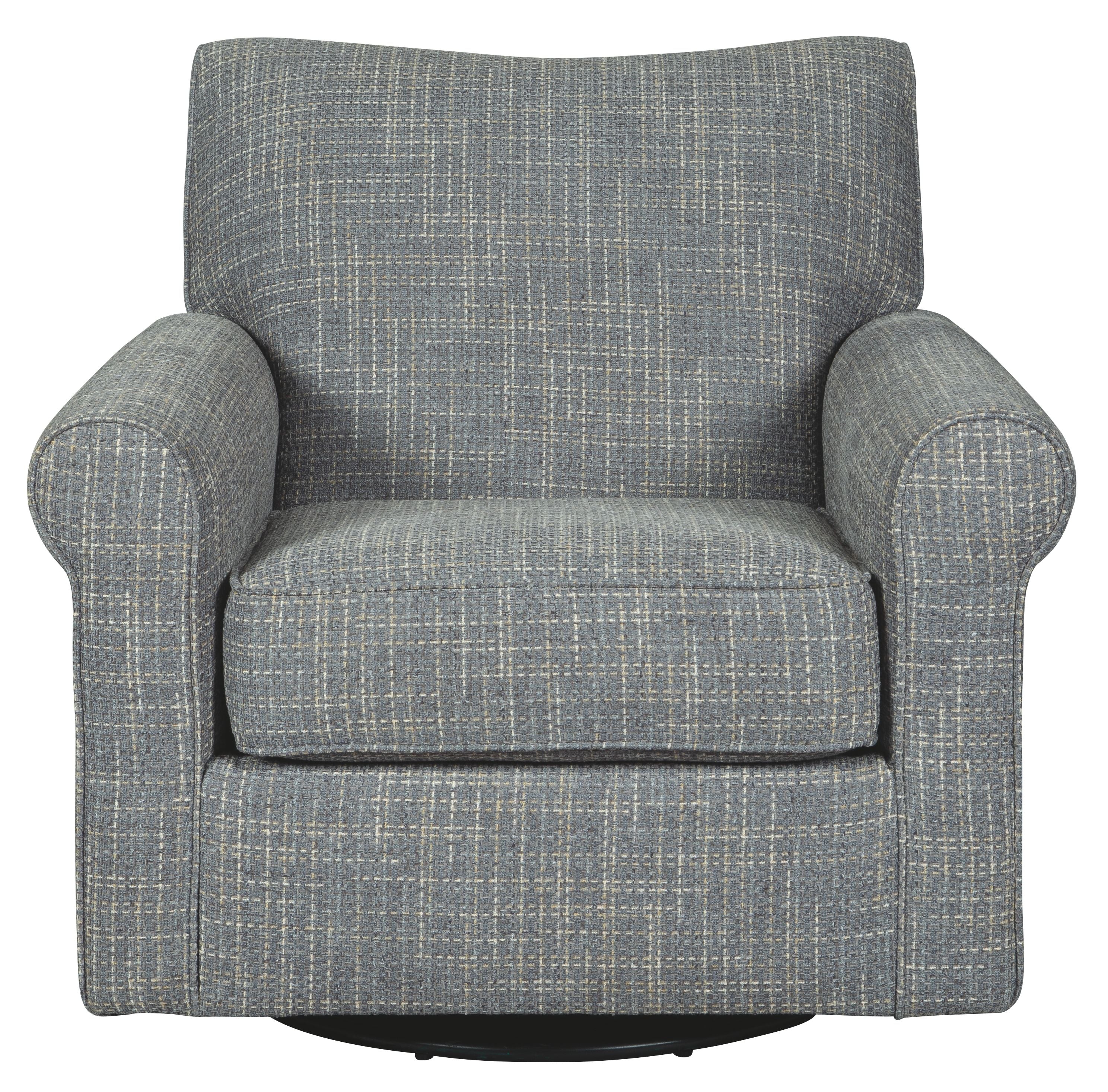 Renley - Swivel Glider Accent Chair - Ash - Image 3