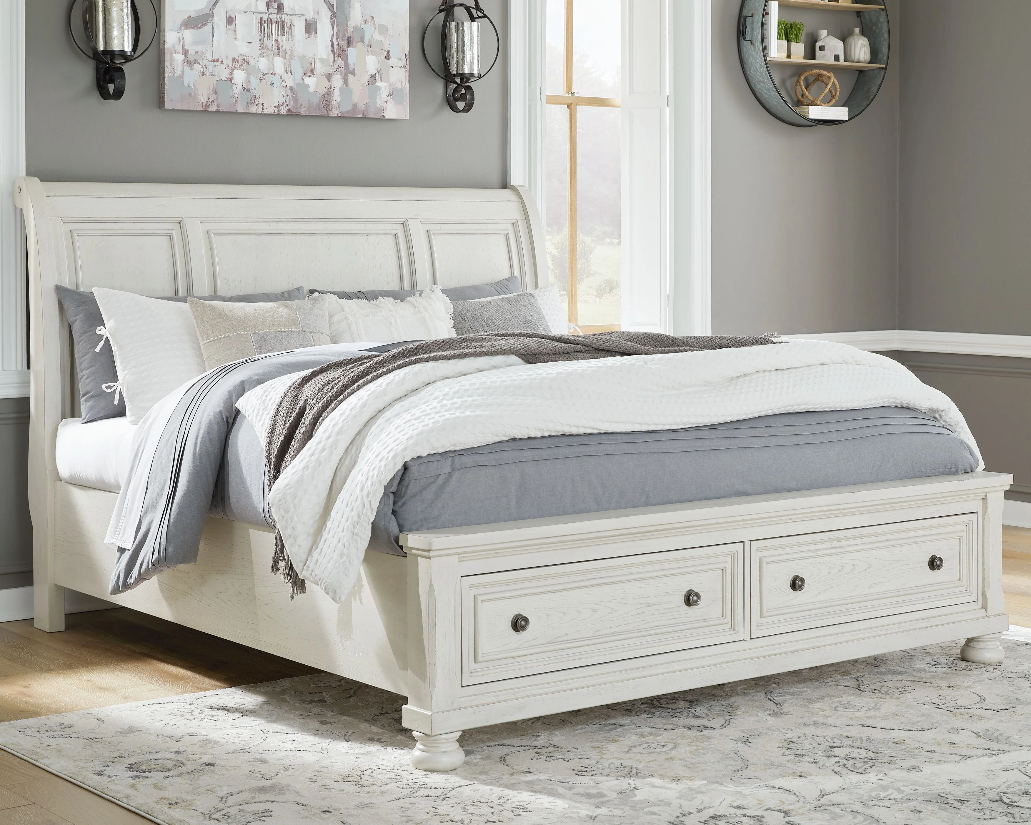 Robbinsdale - Sleigh Bed - Image 4