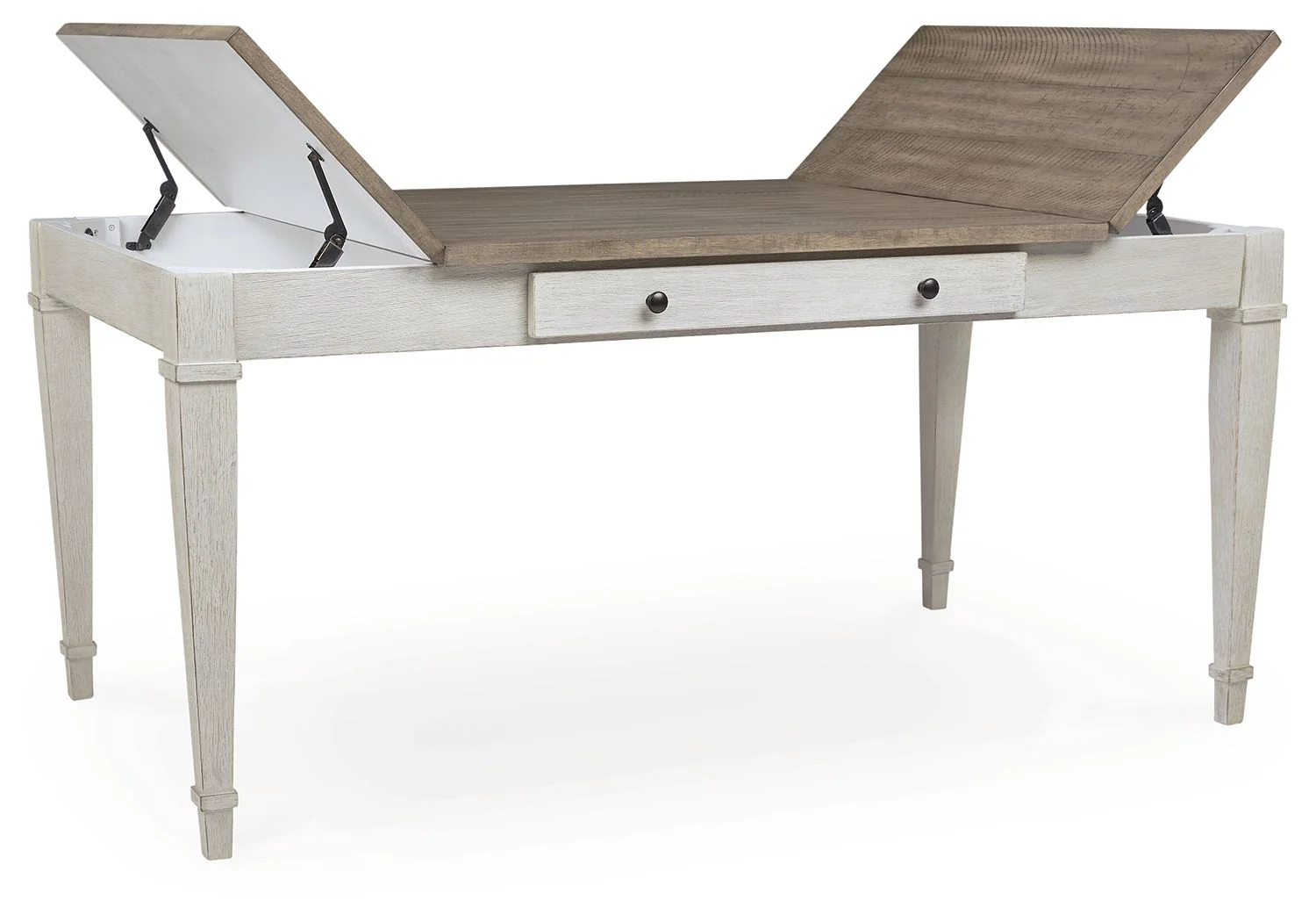 Skempton - RECT DRM Table w/Storage - White - Image 4